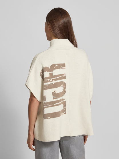 Relaxed Fit Wolljacke mit Viskose-Anteil in beige