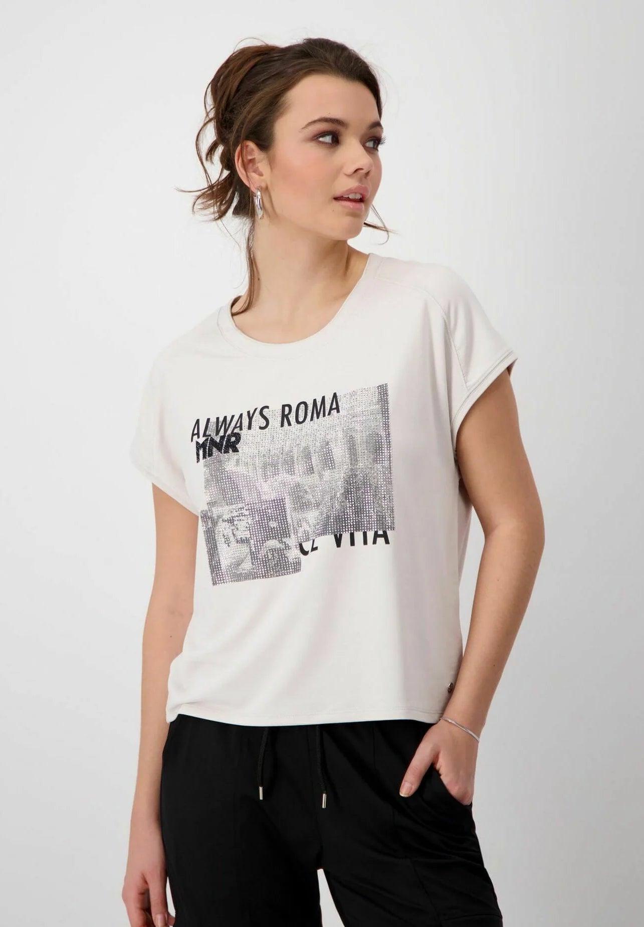 T-Shirt print - marmor