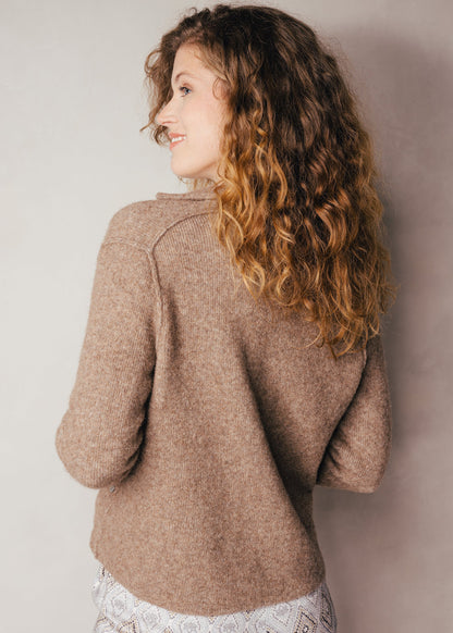 Strickjacke aus einer Lamawoll-Mischung