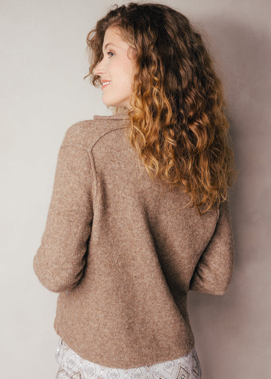 Strickjacke aus einer Lamawoll-Mischung