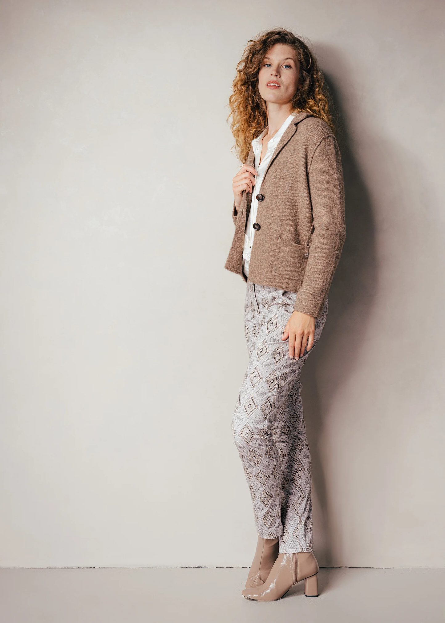 Strickjacke aus einer Lamawoll-Mischung