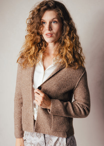 Strickjacke aus einer Lamawoll-Mischung