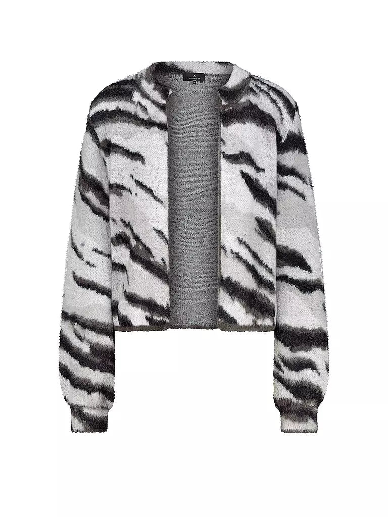 Strickjacke mit Tigermuster