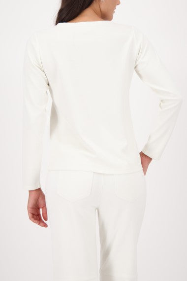 Sweatshirt Via Bella Schmuckschrift